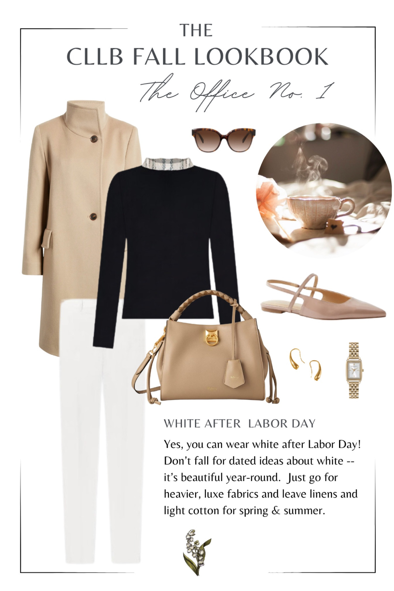 The CLLB Fall Lookbook is here!  Work Look No. 1. ✔️