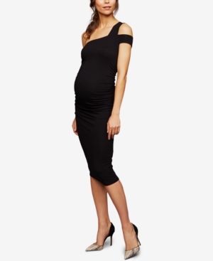 Isabella Oliver Maternity Cold-Shoulder Sheath Dress | Macys (US)