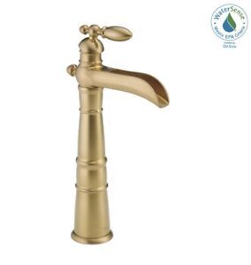 Delta 754LF-CZ Victorian 1-Handle Vessel Bathroom Faucet in Champagne Bronze 34449657464 | eBay | eBay US