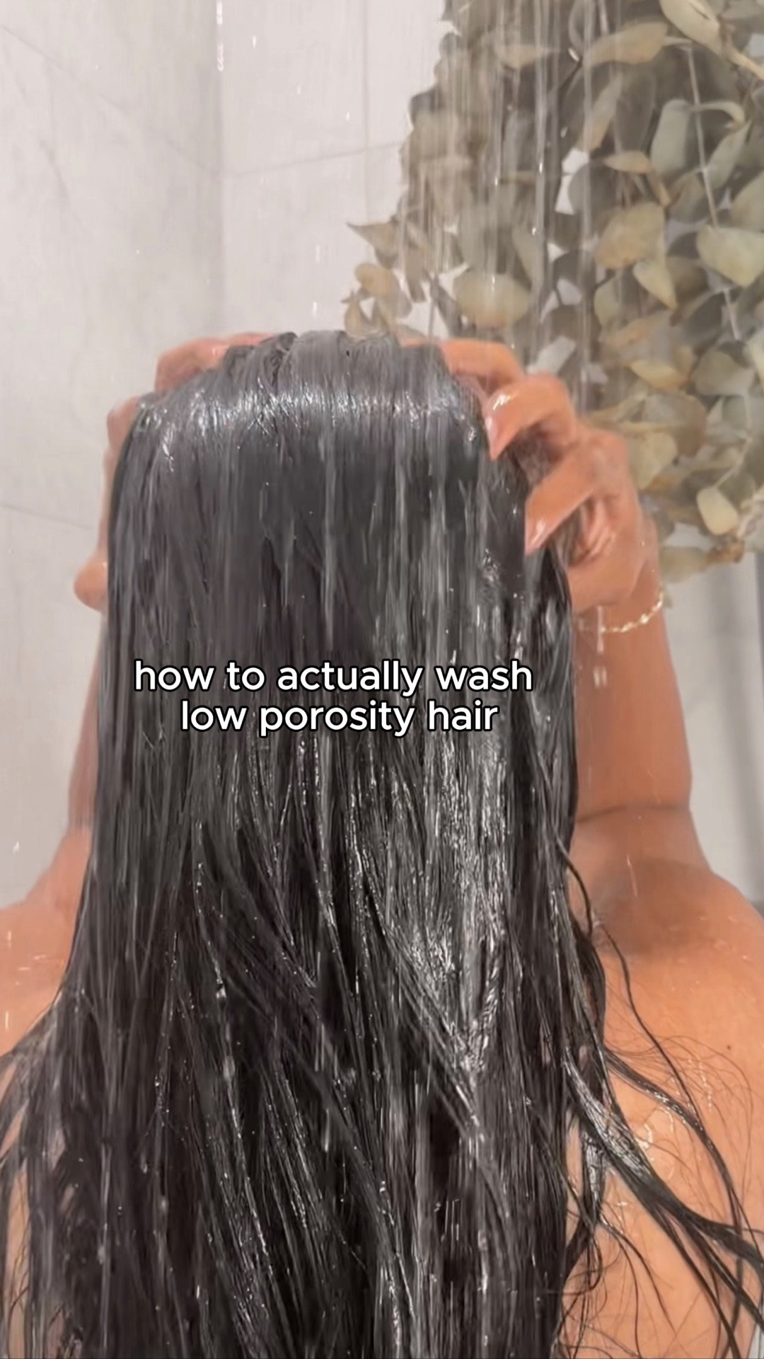 How To Actually Wash Low Porosity Hair 🚿🪞🧖🏽‍♀️🎀

#LTKbeauty #LTKsummer #LTKcanada