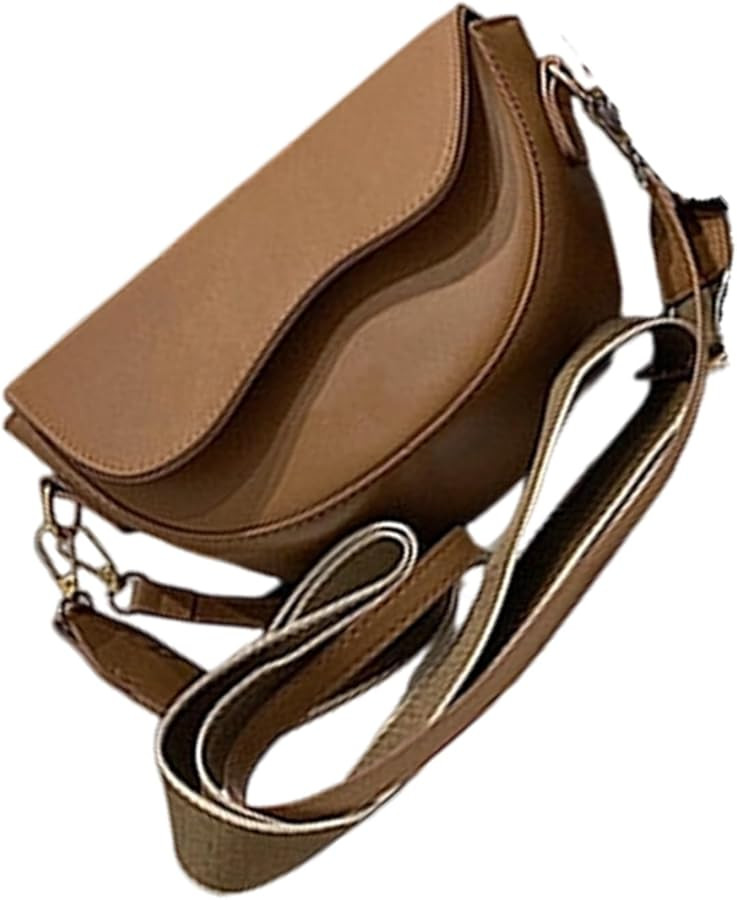 Women Trendy Small Clutches Purse Leather Saddle Shoulder Bag Underarm Bag Top Handle Satchel Han... | Amazon (US)