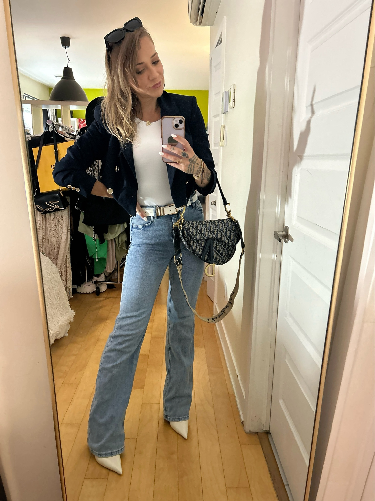 Outfit of the day 👌🏻
- - - 
Jeans and blazer are from Zara (old collections) but I tried to find similar items here.

#LTKsummer #LTKstyletip #LTKcanada