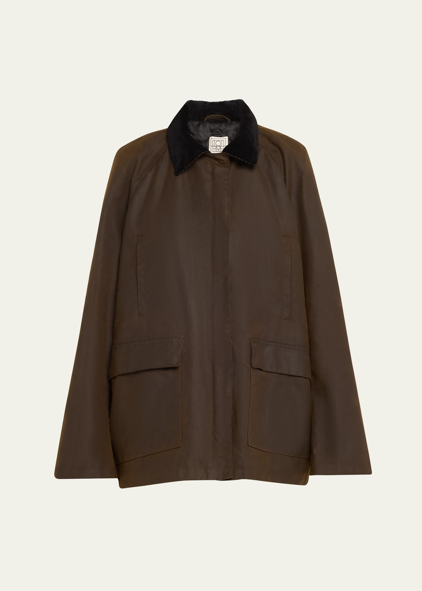 Toteme Country Waxed Oversized Jacket | Bergdorf Goodman