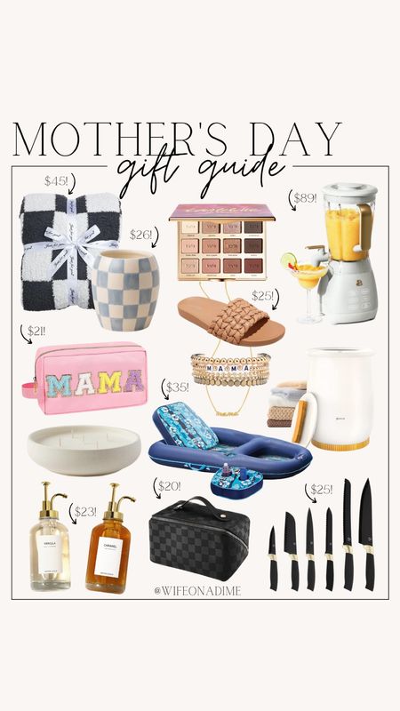 A roundup of Mother's Day gift ideas!

Mothers day, mothers day gifts, mothers day gift guide, gifts for her, gifts for mom, womens gift guide, mothers day finds, mothers day favorites, mothers day gift ideas, mothers day finds, Walmart, Walmart finds, Walmart favorites, Walmart gifts, Walmart mothers day, Walmart home, Target, Target finds, Target favorites, Target home, Target gifts, Target mothers day, Amazon, Amazon finds, Amazon favorites, Amazon home, Amazon mothers day, frozen drink maker, beautiful by Drew Barrymore, black knife set, coffee syrup dispenser, towel warmer, pool recliner float, pool lounger, checkered candle, Tarte eyeshadow palette, Sephora, Sandals, checkered throw blanket, ceramic jar candle, mama pouch, mama bracelet, gold bracelet

#LTKFind #LTKGiftGuide
