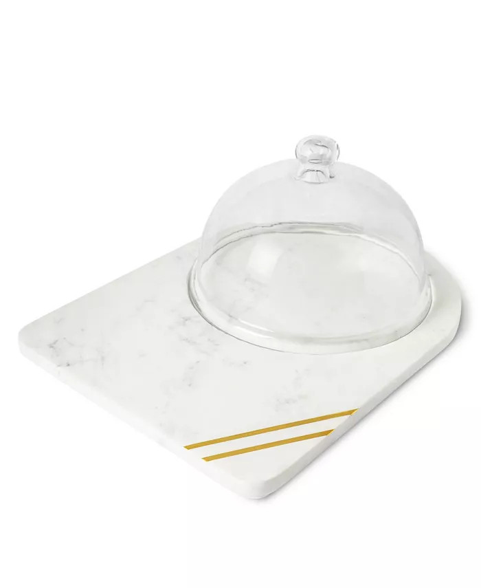 Bavaria Marble Cheese Board with Glass Cloche | Bloomingdale's (US)