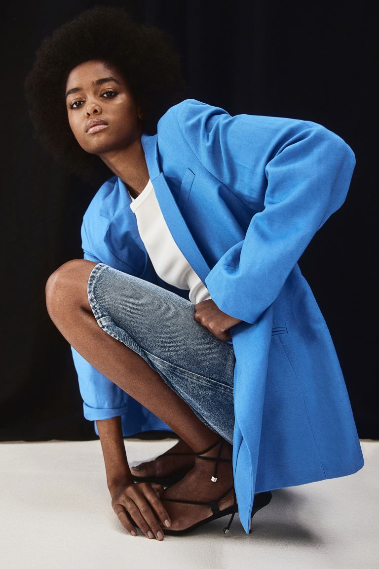 Americana en mezcla de lino | H&M (FR, IT, ES, PT, BE)