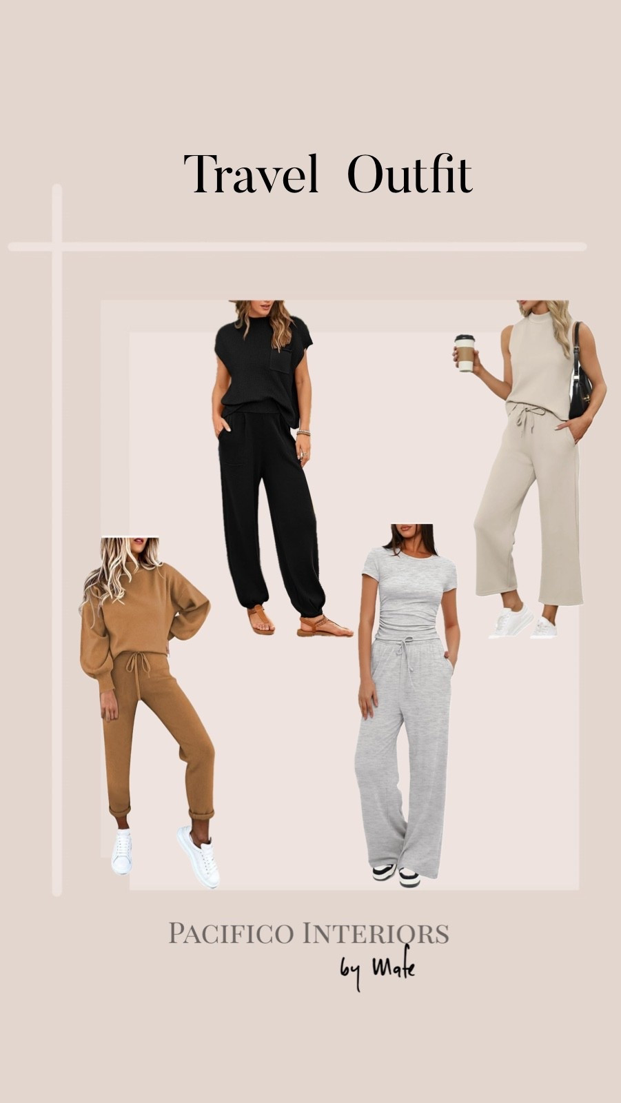 Travel outfits from Amazon 
# amazon #traveloutfit #confyoutfit #airportlook #fashion 

#LTKTravel #LTKOver40 #LTKStyleTip