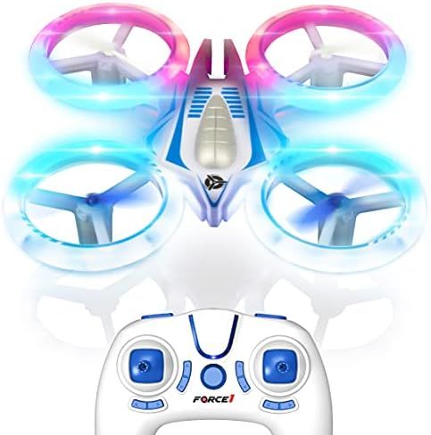 Amazon.com: Force1 UFO 4000 Mini Drone for Kids - LED Remote Control Drone, Small RC Quadcopter f... | Amazon (US)