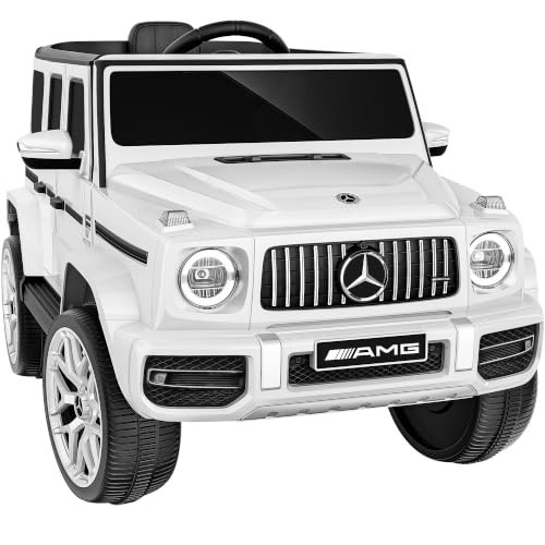 AceCruisers G63 Kids Electric Ride On Car, 12V Toddler G Wagon, Dark White | Amazon (US)