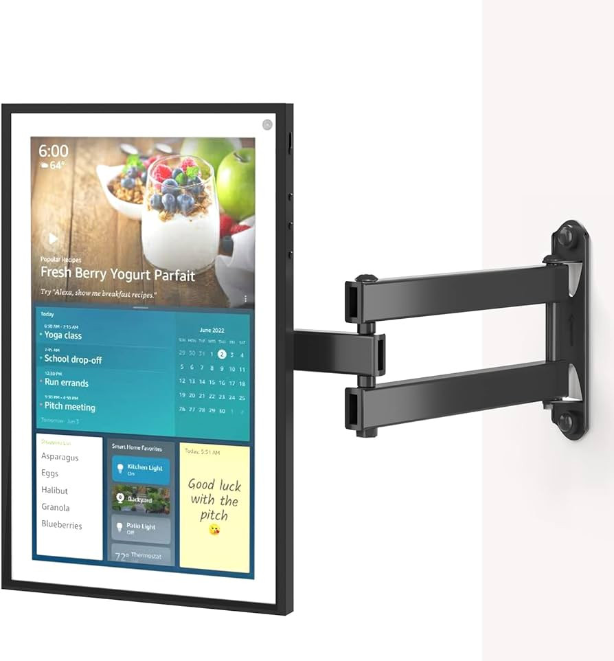 WALI Mount for Echo Show 15, Adjustable Wall Mounting Bracket with Heavy Duty 15” Extension Arm... | Amazon (US)