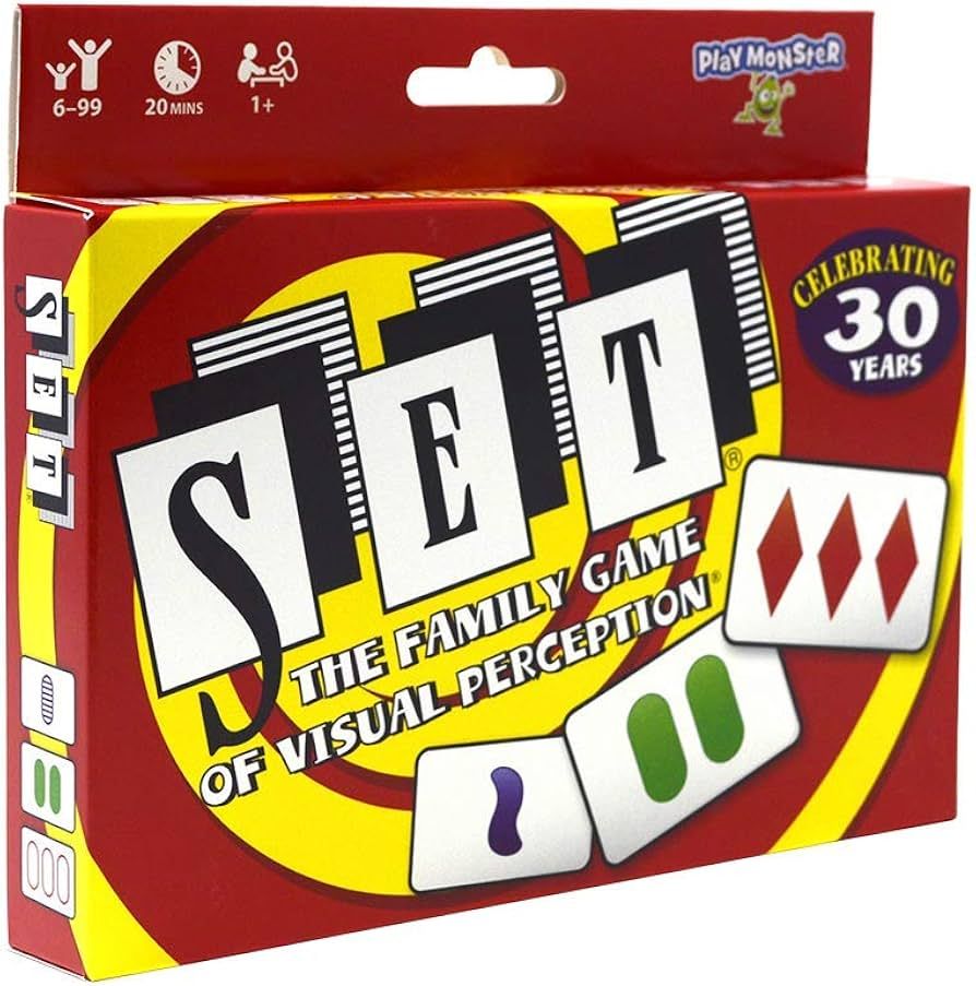 SET Enterprises SET - The Family Card Game of Visual Perception - Race to Find The Matches, For A... | Amazon (US)