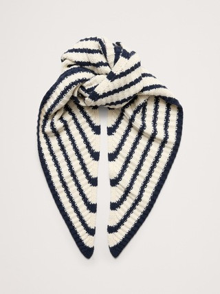 Merino-Cotton Triangle Scarf | Banana Republic (US)