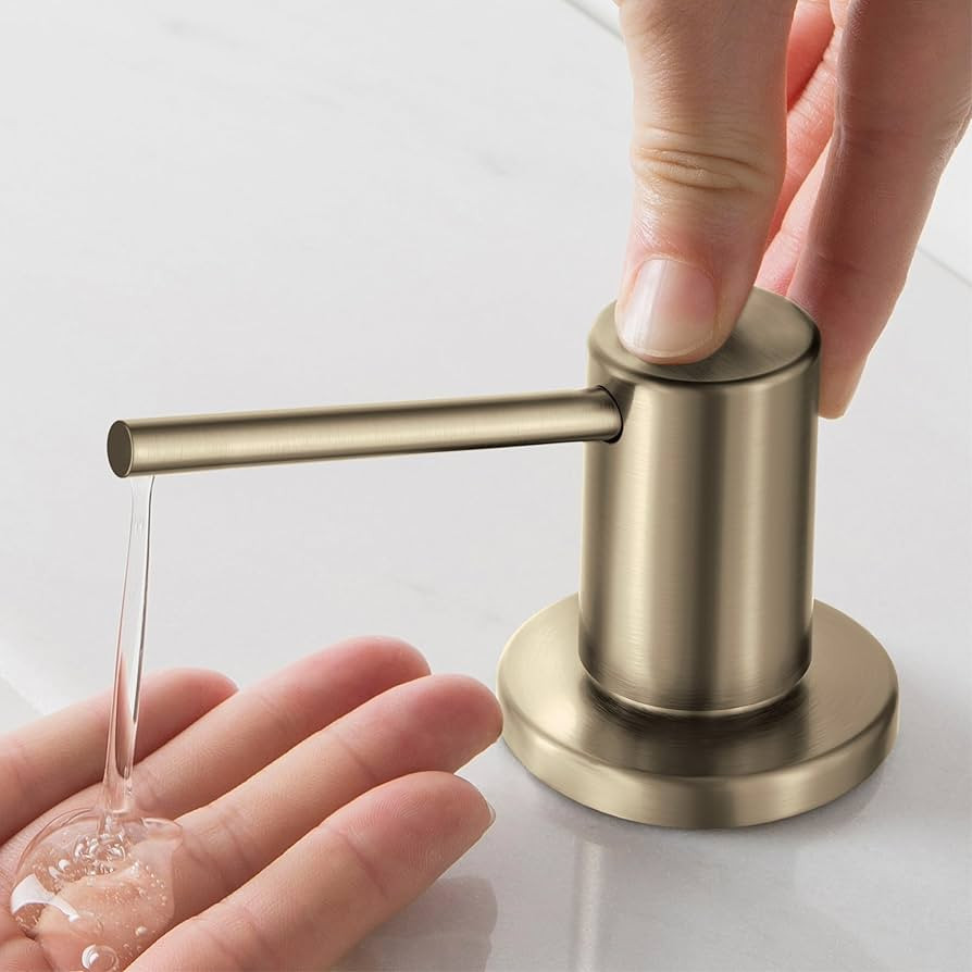 KRAUS Kitchen Soap and Lotion Dispenser in Spot-Free Antique Champagne Bronze, KSD-43SFACB | Amazon (US)