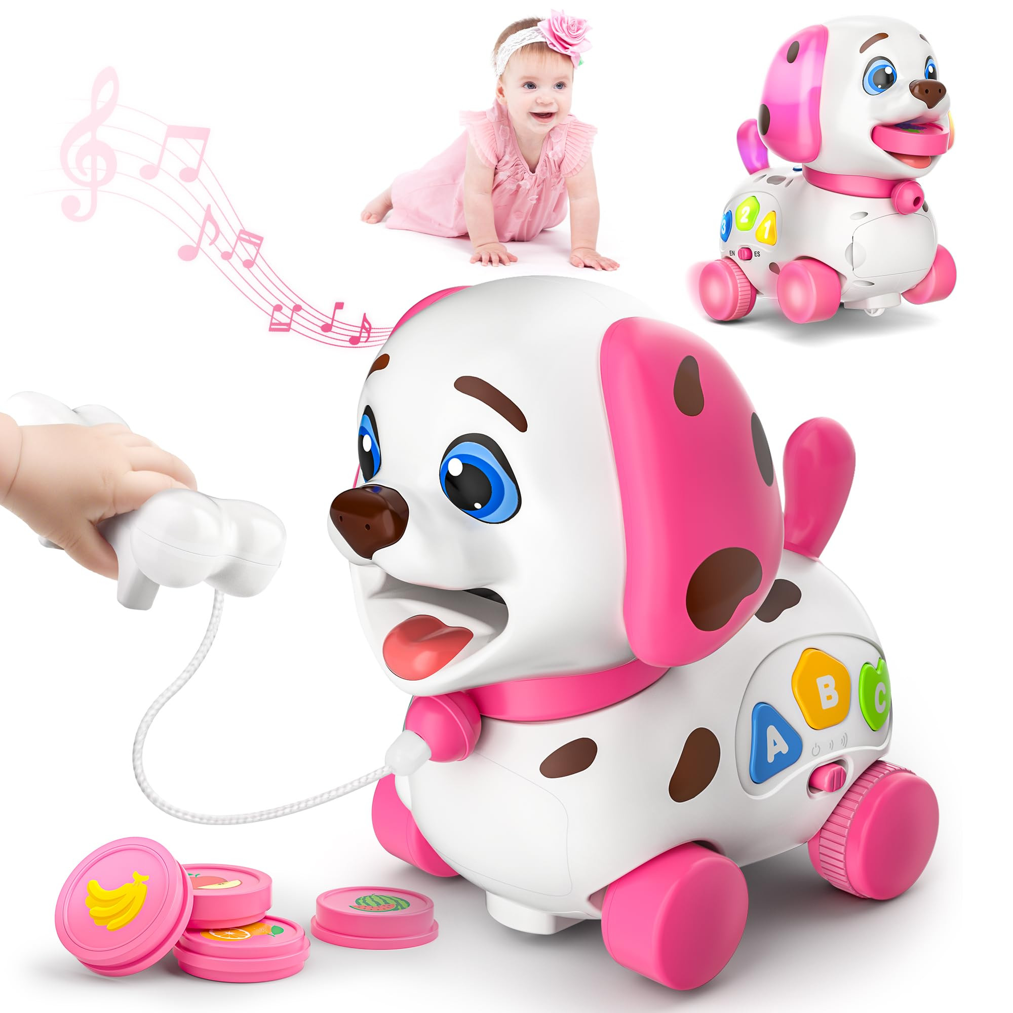 Musical Toys for 1 Year Old Girl Gifts, Bilingual Baby Toys 6-12-18 Months, First 1st Birthday Gi... | Amazon (US)