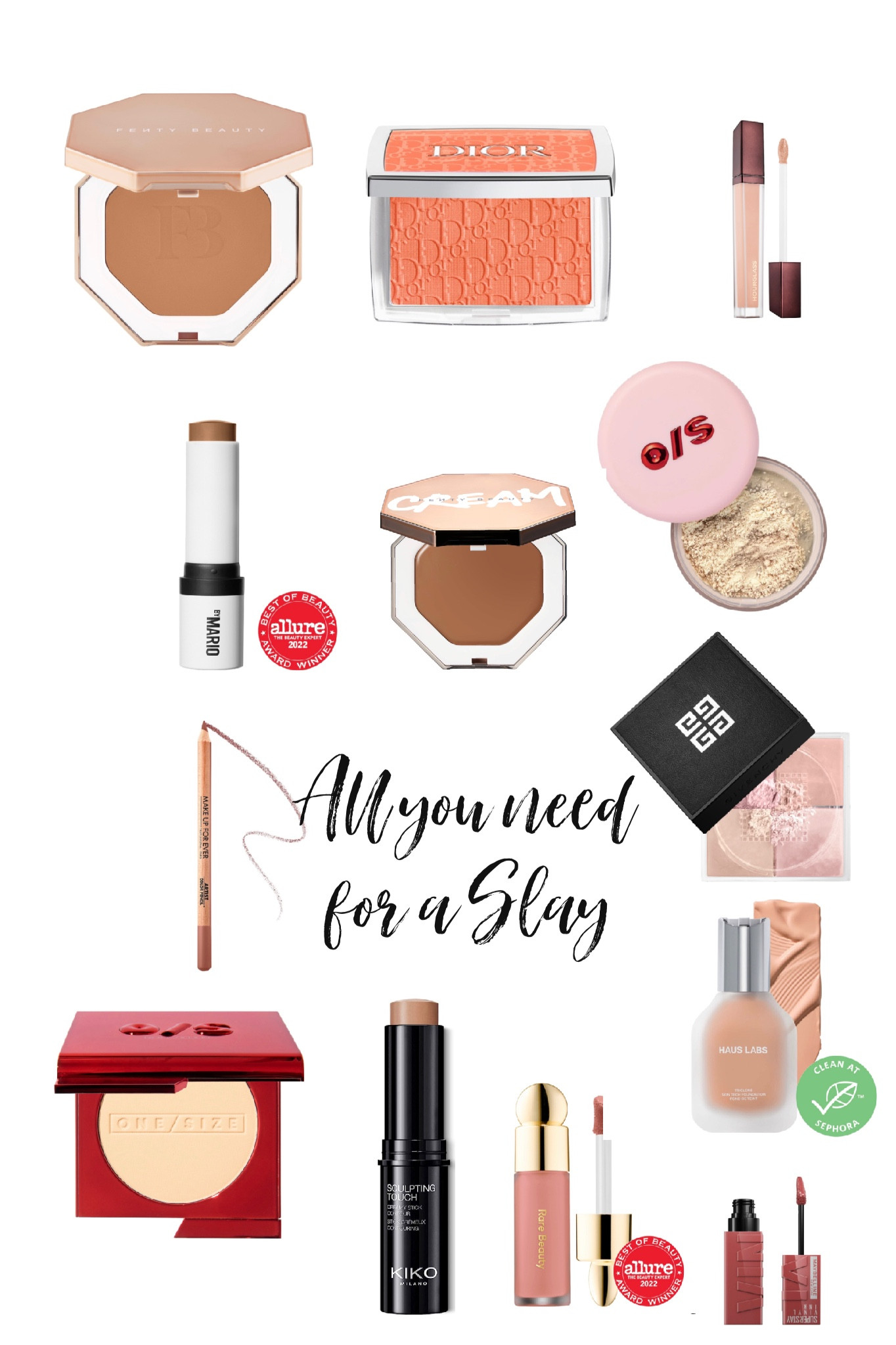 All you need for an everyday slay #makeupslay #makeup #everydaymakeup 
