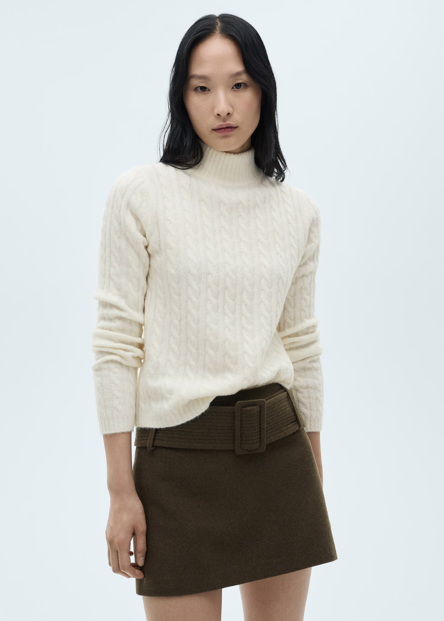Pullover mit Zopfmuster - Damen | MANGO Deutschland | Mango EU