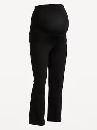 Maternity Full Panel Cropped Flare Pants | Old Navy (US)
