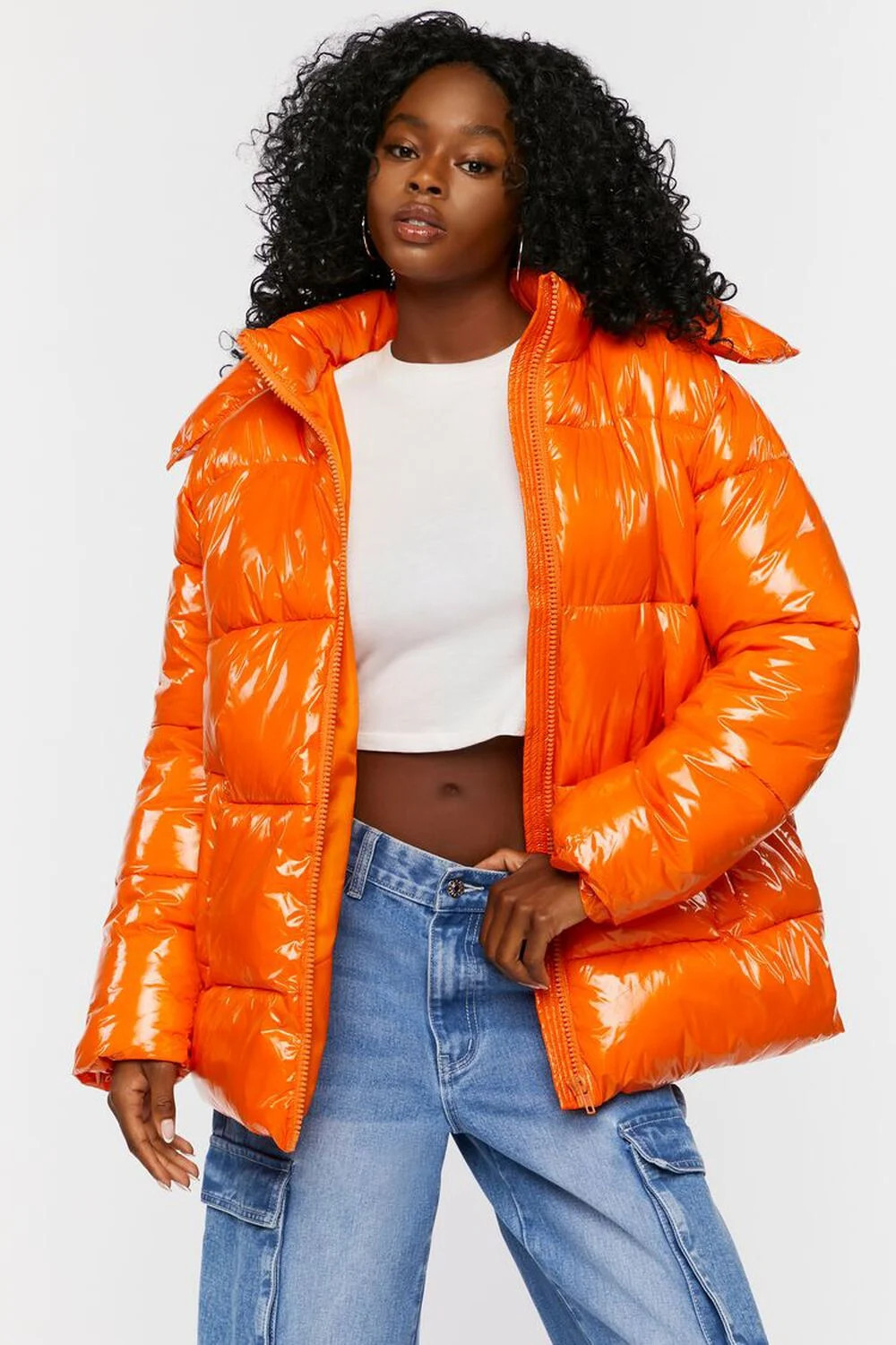 Hooded Puffer Jacket | Forever 21 (US)