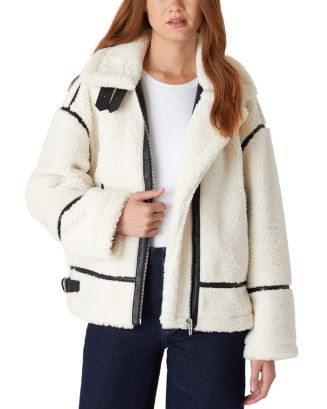 Faux Shearling Moto Jacket | Bloomingdale's (US)