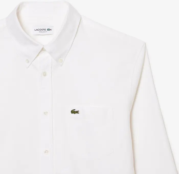 Lacoste Regular Fit Oxford Button-Down Shirt | Nordstrom | Nordstrom