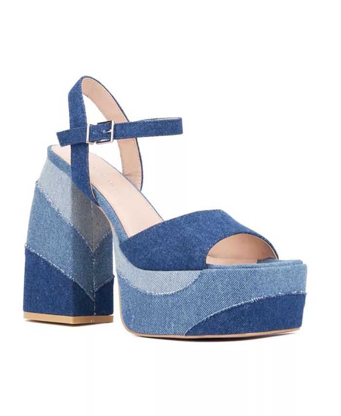Fashion To Figure Women's Imogen Platform Heel Sandal - Wide Width - Macy's | Macy's