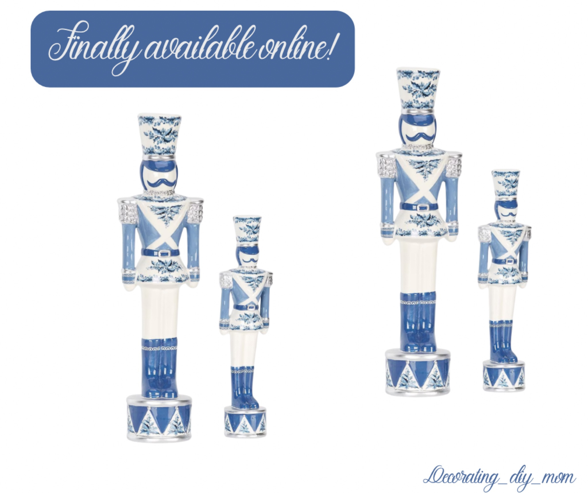 Blue Christmas decor collection chinoiserie nutcrackers!

#LTKFindsUnder50 #LTKHome #LTKSeasonal