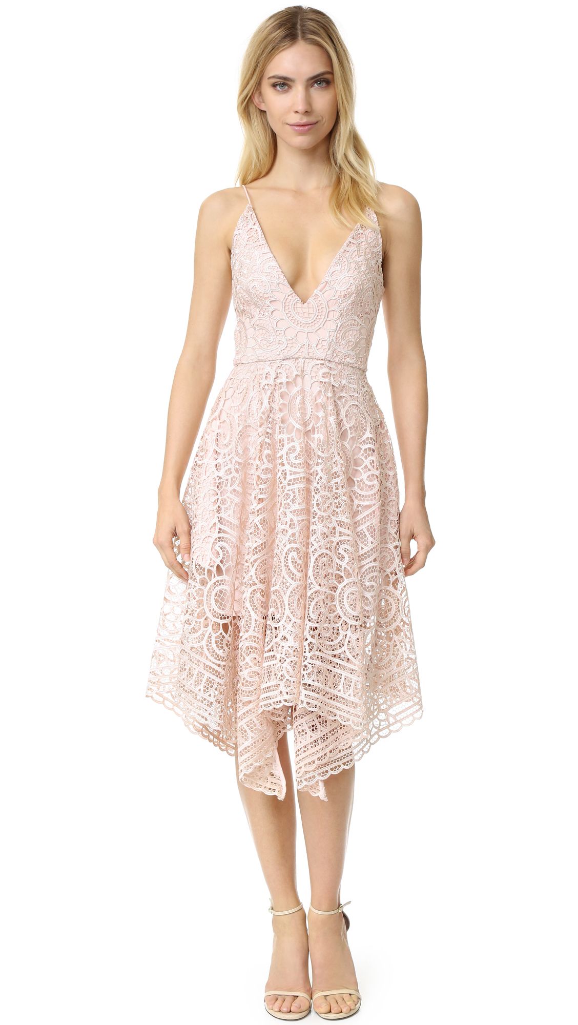 Nicholas Geo Floral Lace Ball Dress - Antique | Shopbop