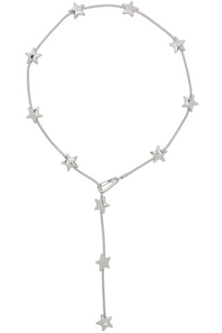 SSENSE Exclusive Silver Shooting Star Necklace | SSENSE