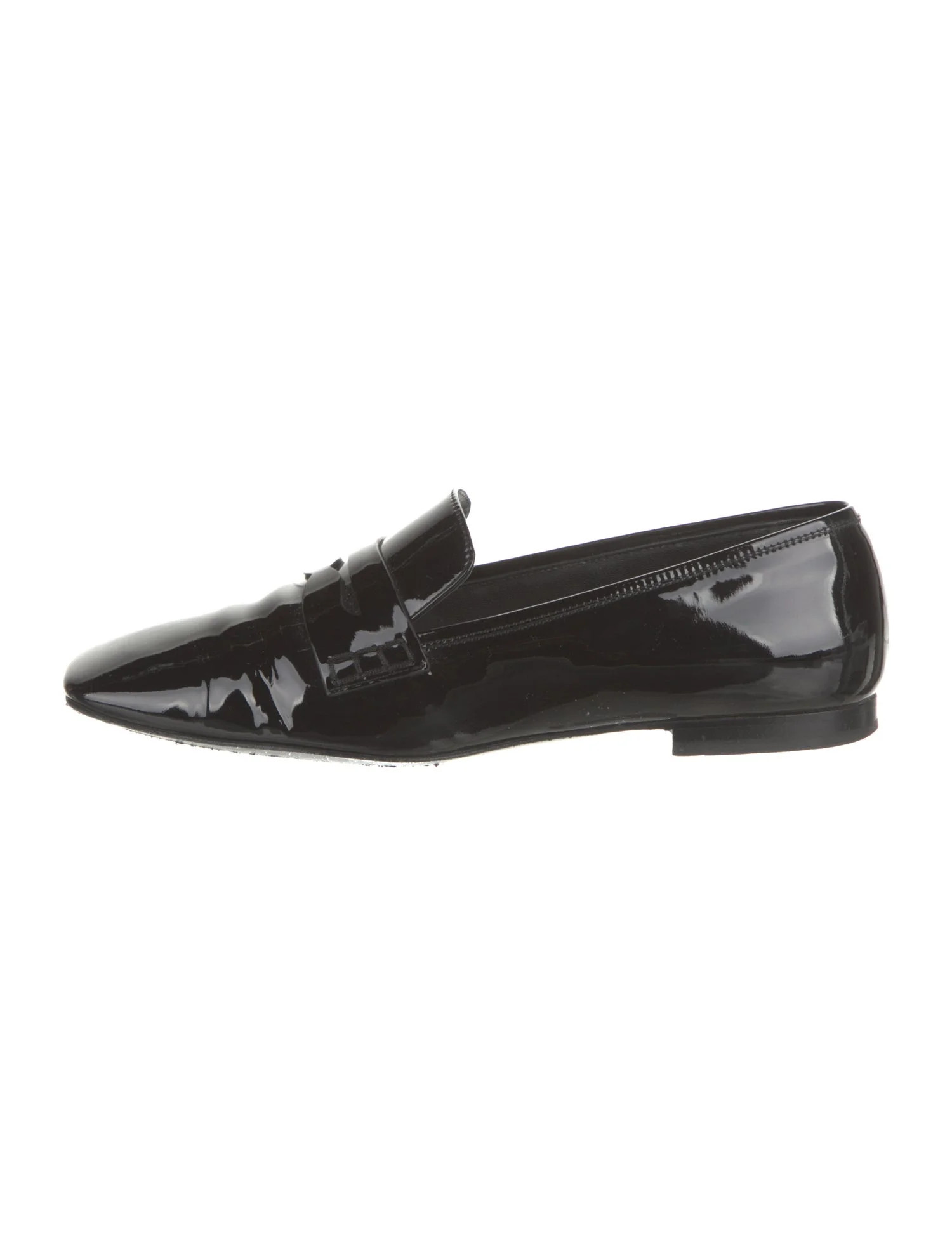 Khaite Patent Leather Loafers | The RealReal
