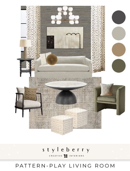 Interior Designer styled Pattern-Play Living Room by Styleberry Creative Interiors. || follow us on IG @styleberrycreativeinteriors || Virtual Interior Design || Online Design || Interior Designer // Learn about our Virtual Design Services: https://styleberrycreative.com


Follow my shop @StyleberryCreativeInteriors on the @shop.LTK app to shop this post and get my exclusive app-only content!

#LTKfamily #LTKhome #LTKstyletip