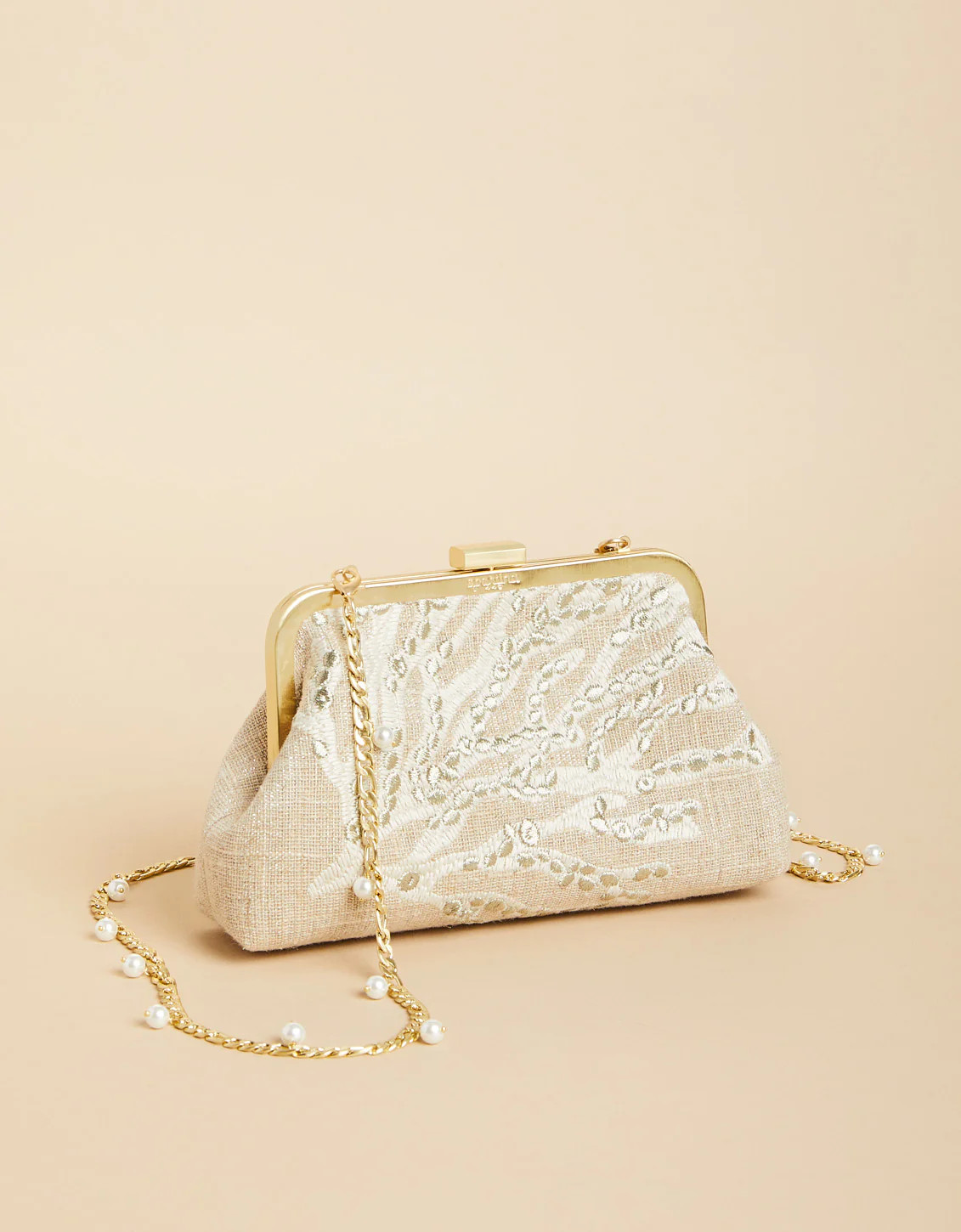 Coral Embroidered Clutch Bascom | Spartina 449