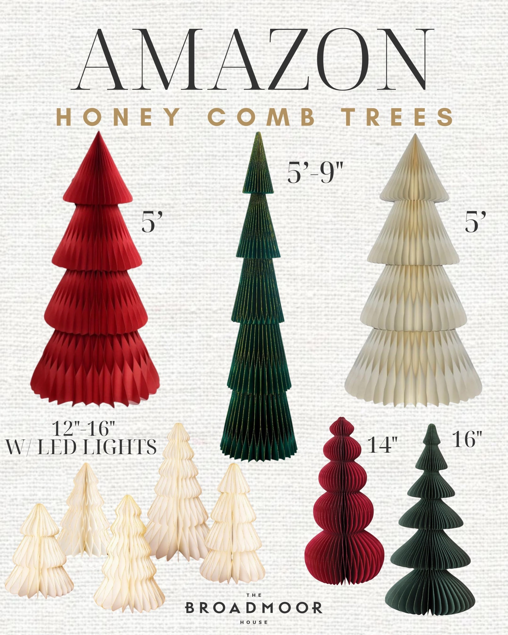 The coolest honey comb paper Christmas trees!!

#LTKHome #LTKSeasonal #LTKHoliday