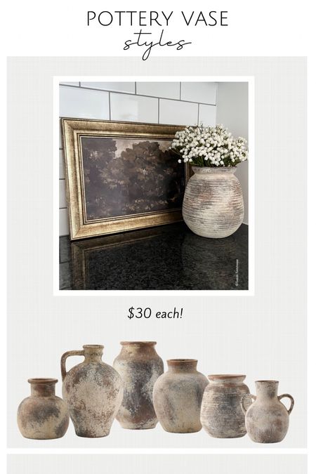 These pottery vases have a gorgeous texture and color. Lots of styles. All are just a tad different. Only $30 each!



Home decor, spring decor, Amazon decor

#LTKfindsunder50 #LTKstyletip #LTKhome