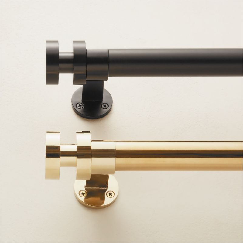 Emery Modern Single Curtain Rods | CB2 | CB2