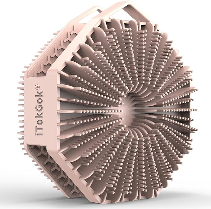 iTokGoK® Silver-Infused 2-in-1 Silicone Body Scrubber, Double-Sided Design Body Brush Scrubber E... | Amazon (US)