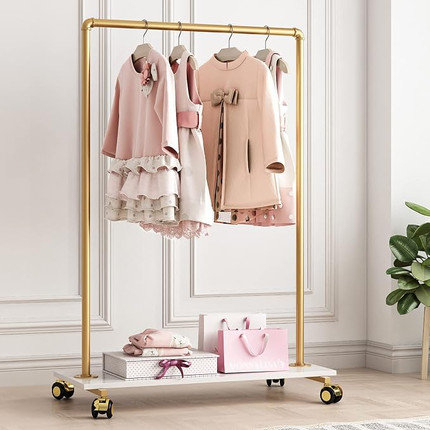 Gold Clothing Rack