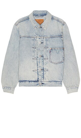 Type I Trucker Jacket in Light Indigo Worn In | Revolve Clothing (Global)