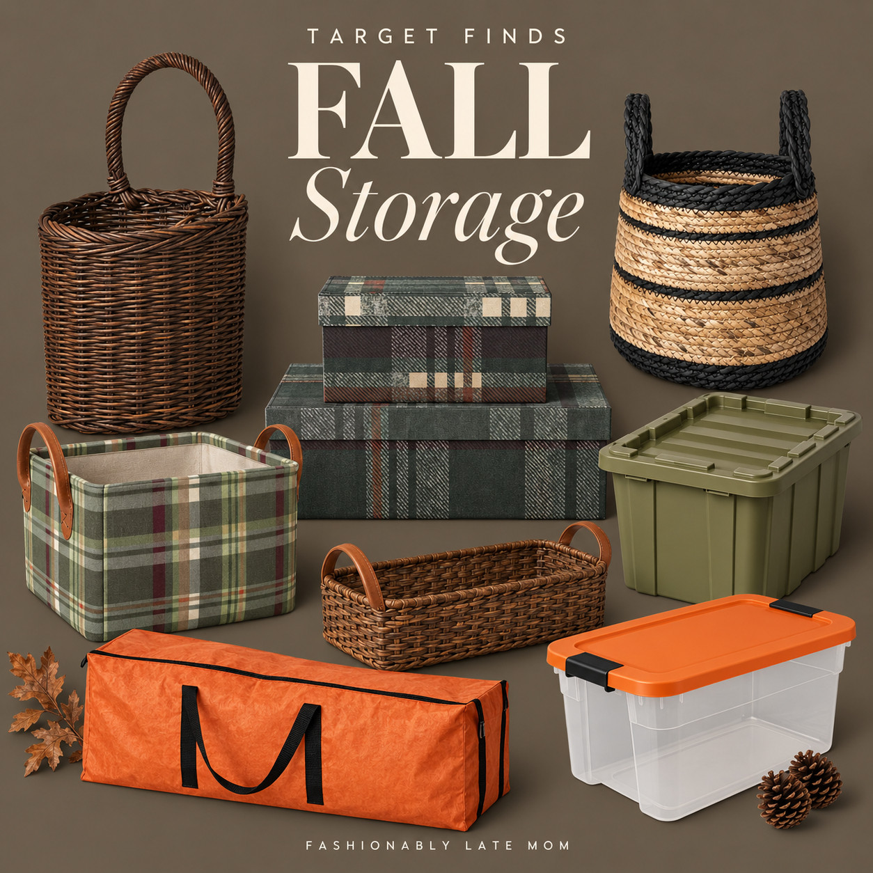 I’m in that time of year where I want baskets for the blankets, bins for all the seasonal stuff, and somewhere to put the Halloween decor I maybe didn’t need more of. 😂 

 #LTKSeasonal #LTKHome