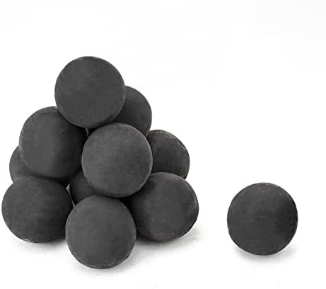 Skyflame Ceramic Fire Balls, Set of 12 Round Fire Stones Set for Indoor and Outdoor Fire Pits or ... | Amazon (US)