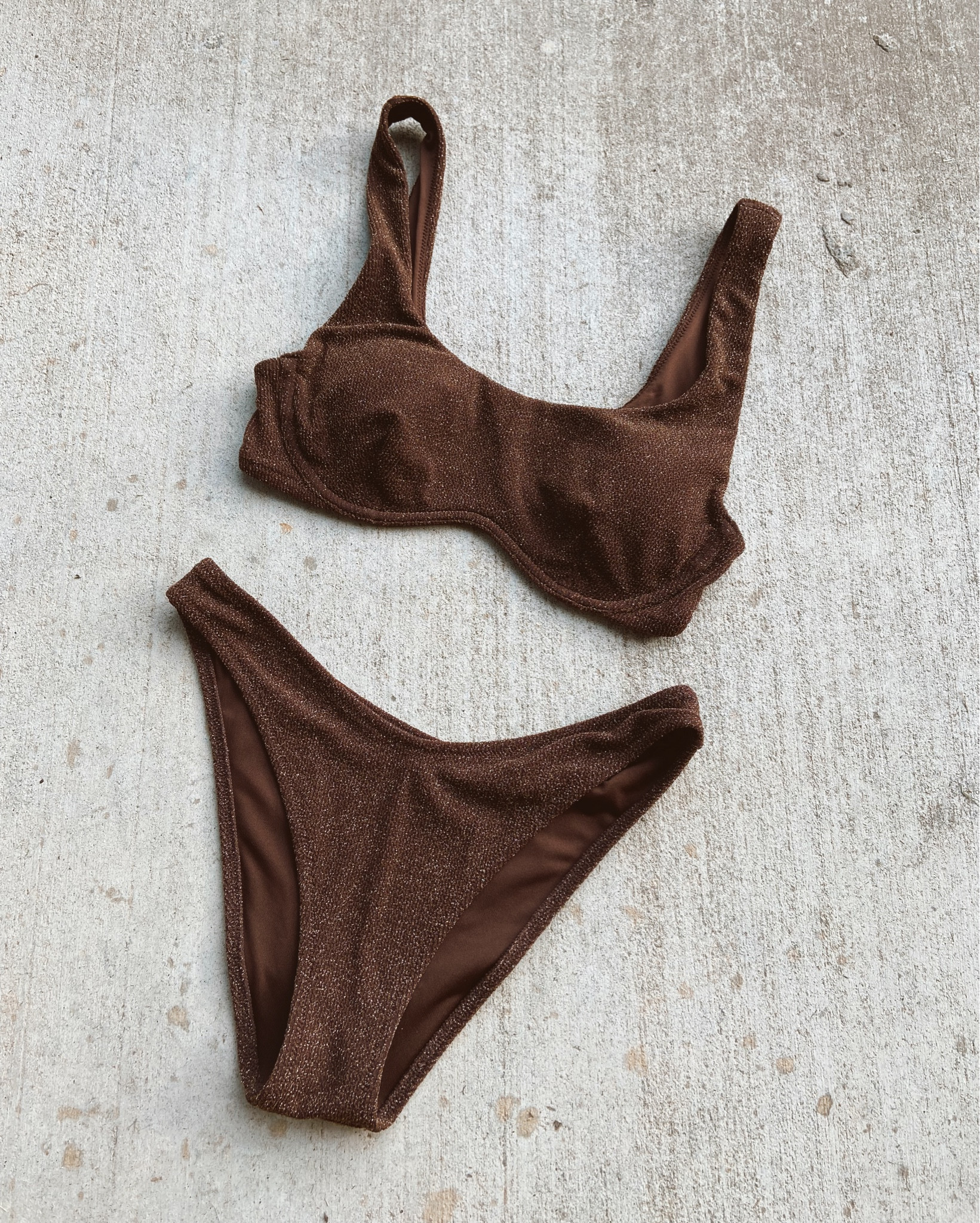 I was searching high and low for a cute brown bikini!! this one from VS Pink is sooo cute. 🌴

the sparkles are not itchy and it comes in different styles + colors. all pieces are on SALE right noww

#LTKSwim #LTKSummerSales #LTKSaleAlert