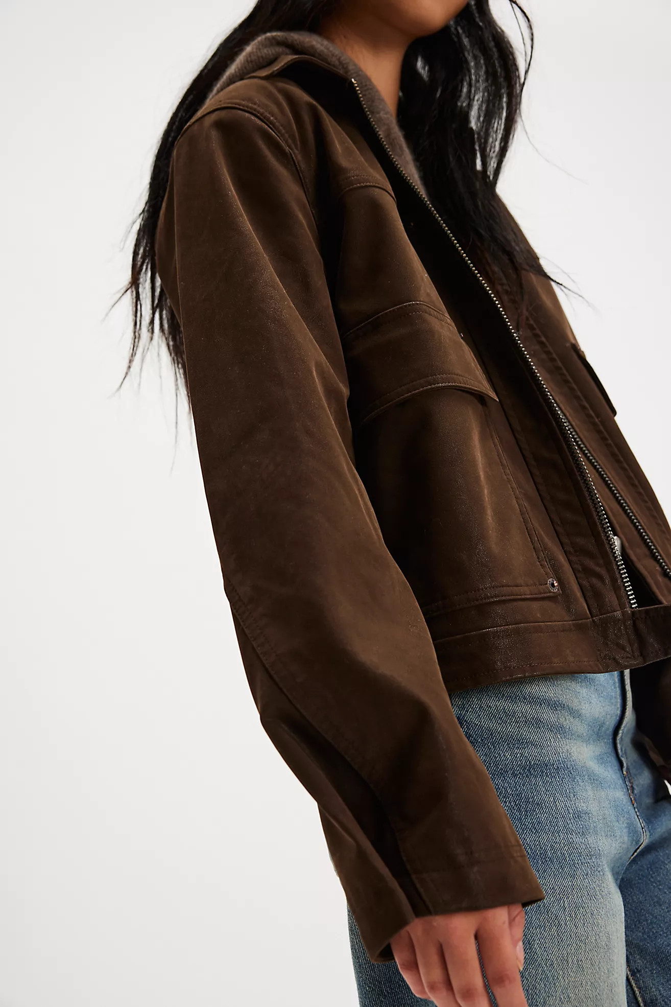 We The Free Blair Vegan Suede Jacket | Free People (Global - UK&FR Excluded)