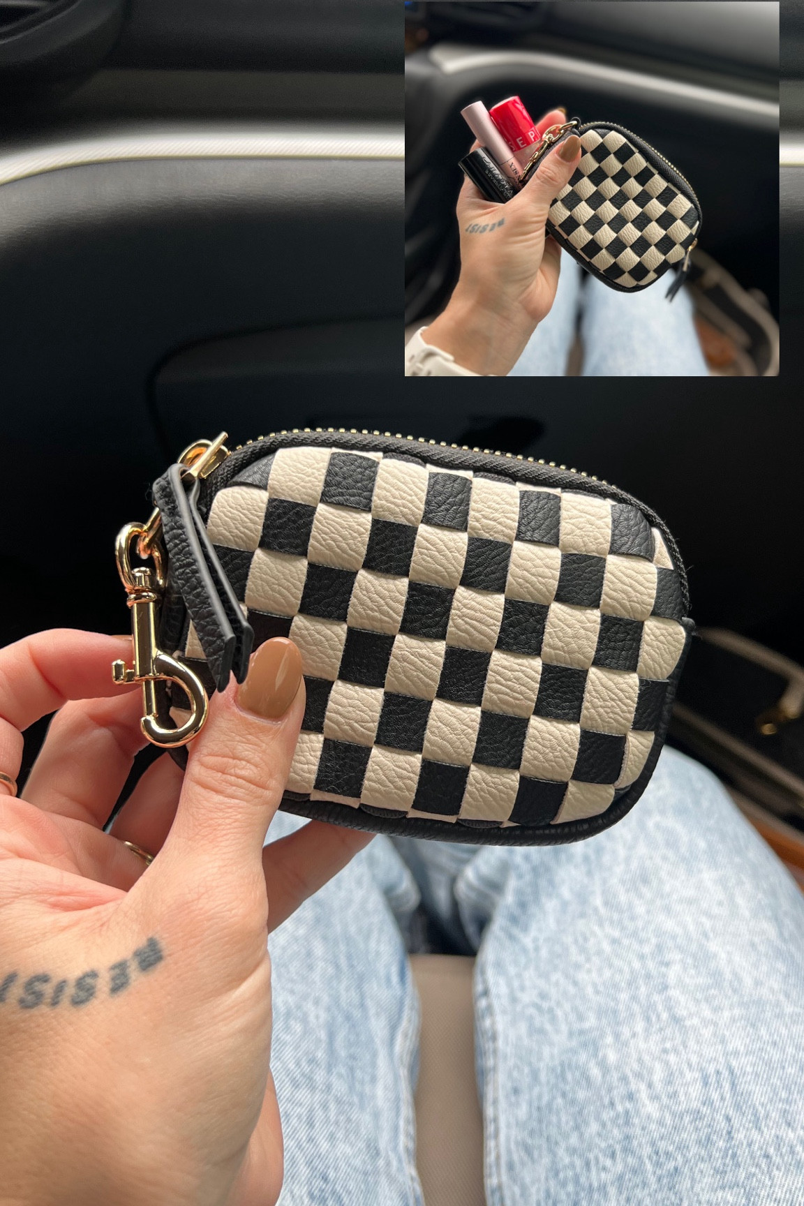 Target mini clutch! Fits a handful of travel sized cosmetics! 

#LTKFindsUnder50 #LTKBeauty