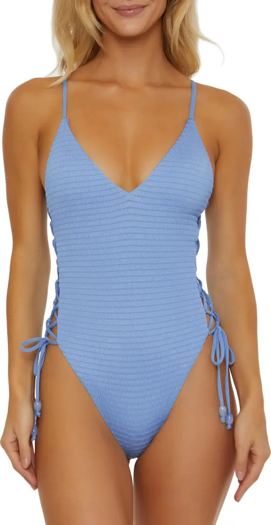 Isabella Rose Maza Plunge One-Piece Swimsuit | Nordstrom | Nordstrom