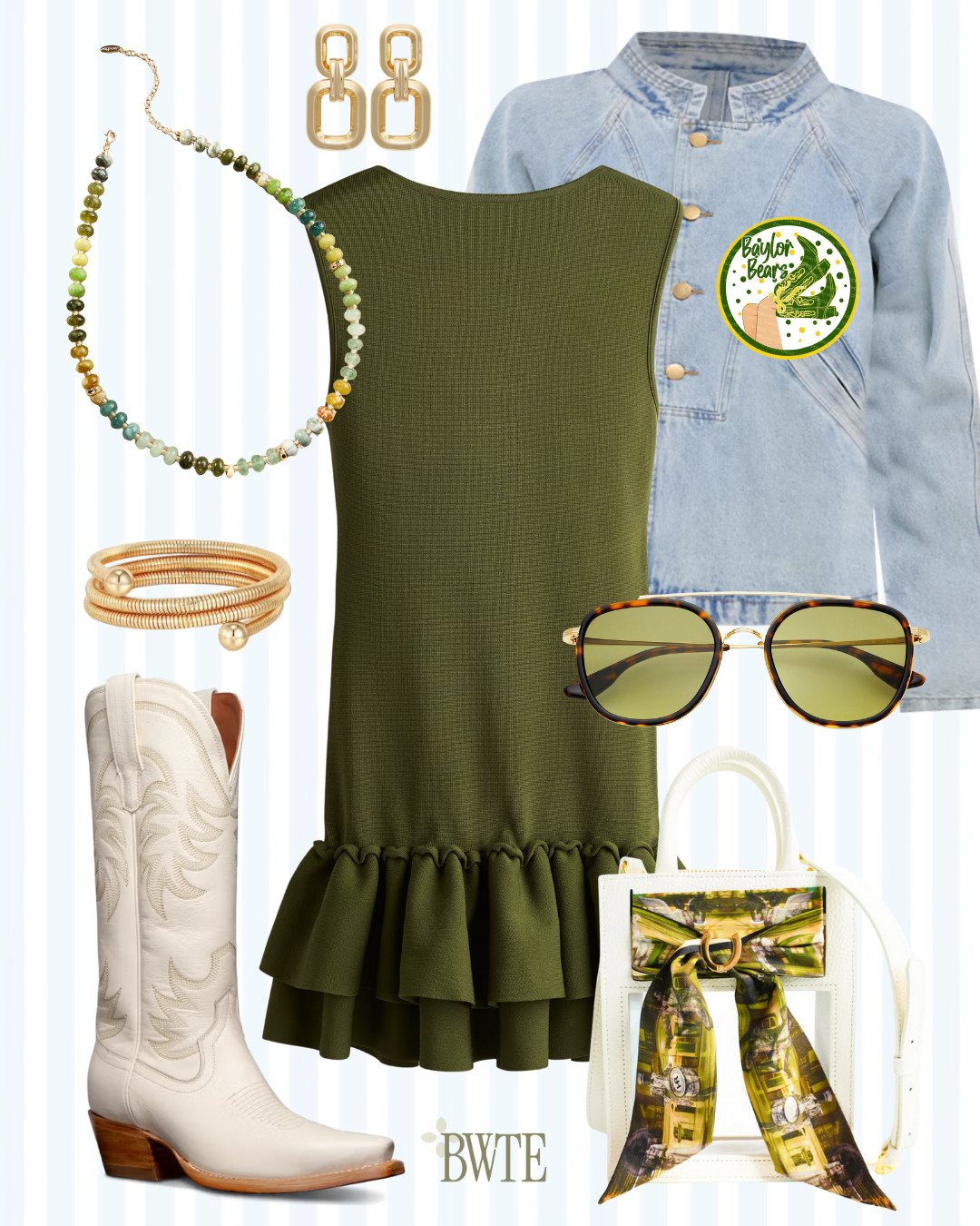 For the Baylor girls!! Linking tons of green! 

 #LTKSeasonal #LTKParties #LTKTravel