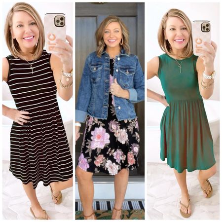 Down to $17.50 today! All my fun, stretchy dresses with pockets! It comes in lots of colors and prints! I’m wearing an XS

Xo, Brooke

#LTKSeasonal #LTKFestival #LTKstyletip