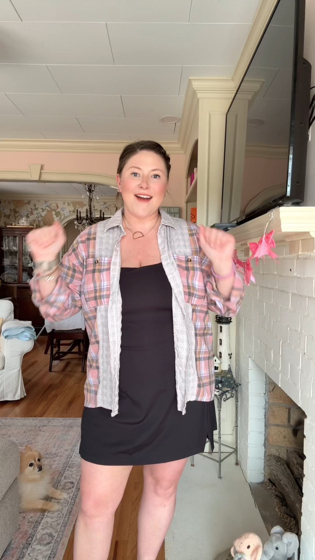 Date day/early dinner ootd - my flannel is old, but I’m linking a similar one that I might actually like better 🤭

#LTKSeasonal #LTKStyleTip #LTKMidsize