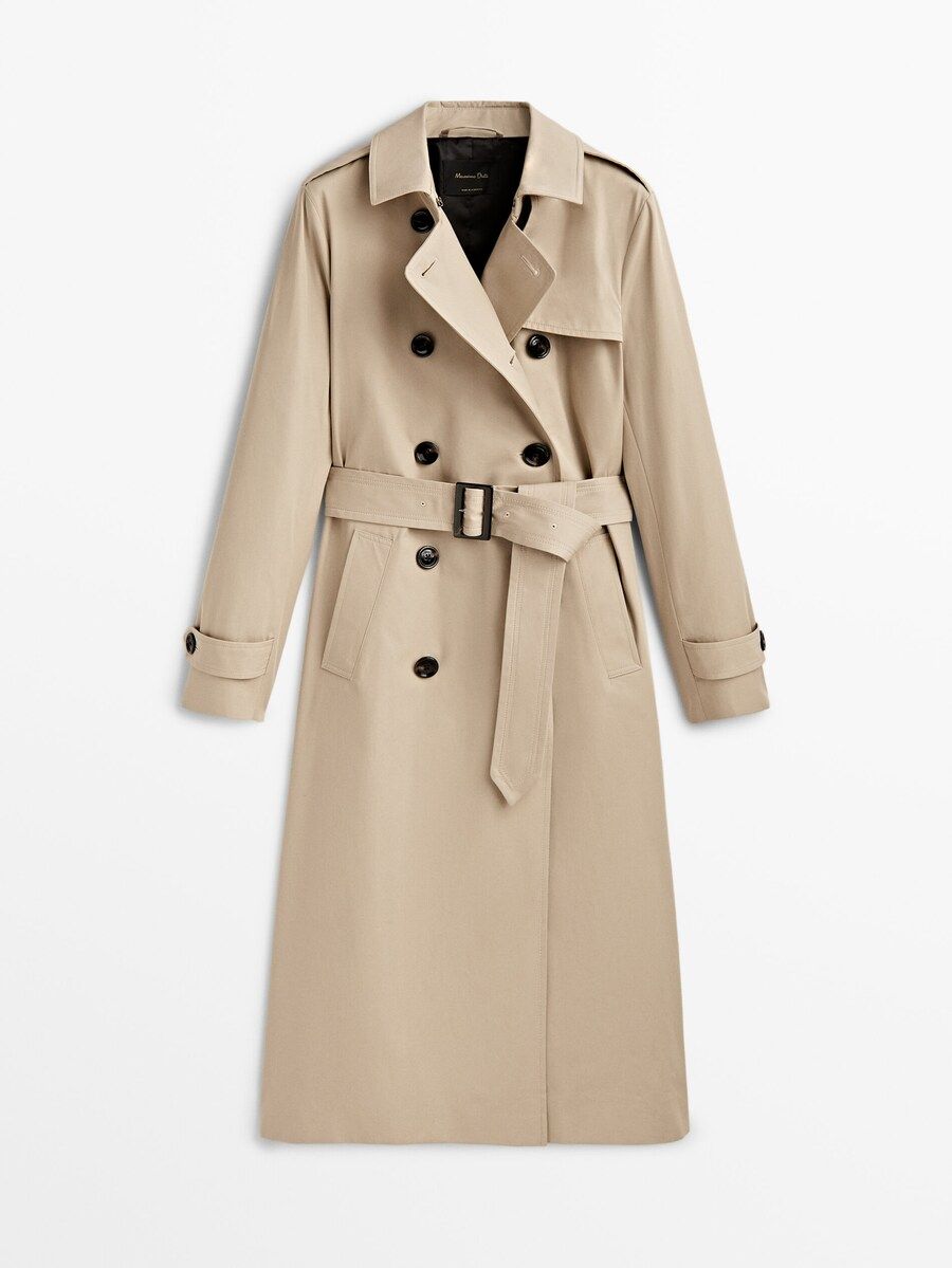 Trench coat with belt | Massimo Dutti (US)