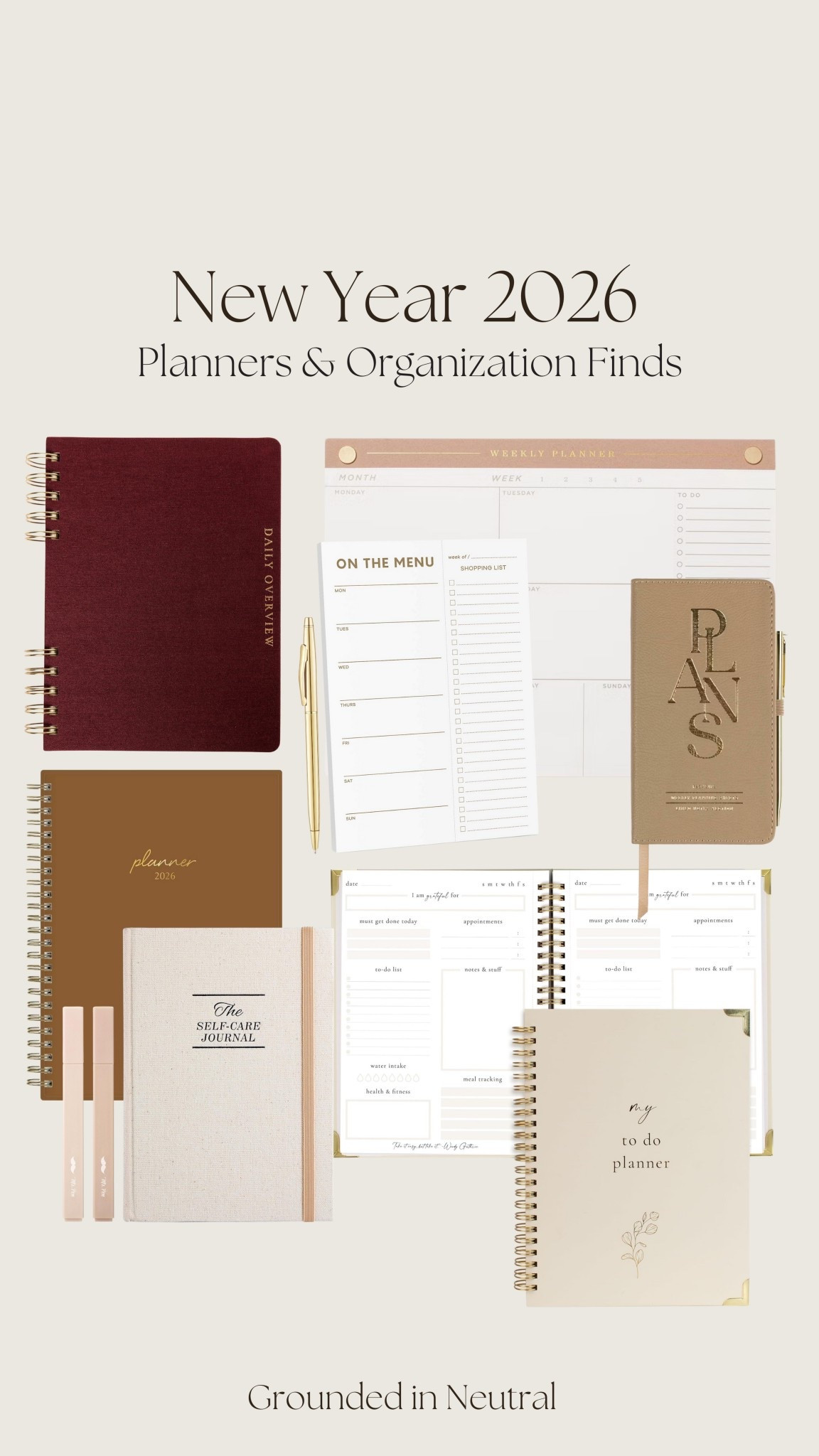 New year planners and organization finds for 2026! ✨📝🗒️

#LTKHome #LTKFindsUnder100