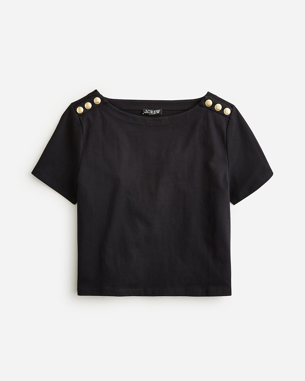 Mariner cloth short-sleeve T-shirt with buttons | J.Crew US