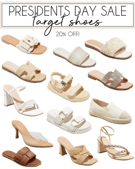 One of many great Presidents’ Day sales going on this weekend! 20% off all Target shoes including their new, neutral and beautiful sandals for spring! 

#targetshoes

Target deals. Target shoes. Target finds. Neutral spring sandals. Designer inspired sandals. Presidents’ Day weekend sales   

#LTKSeasonal #LTKshoecrush #LTKsalealert
